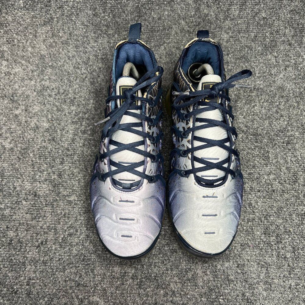 Nike Air‎ VaporMax Plus Shoes Men's Size 9.5 Geometric Obsidian Laser Orange - Picture 3 of 13